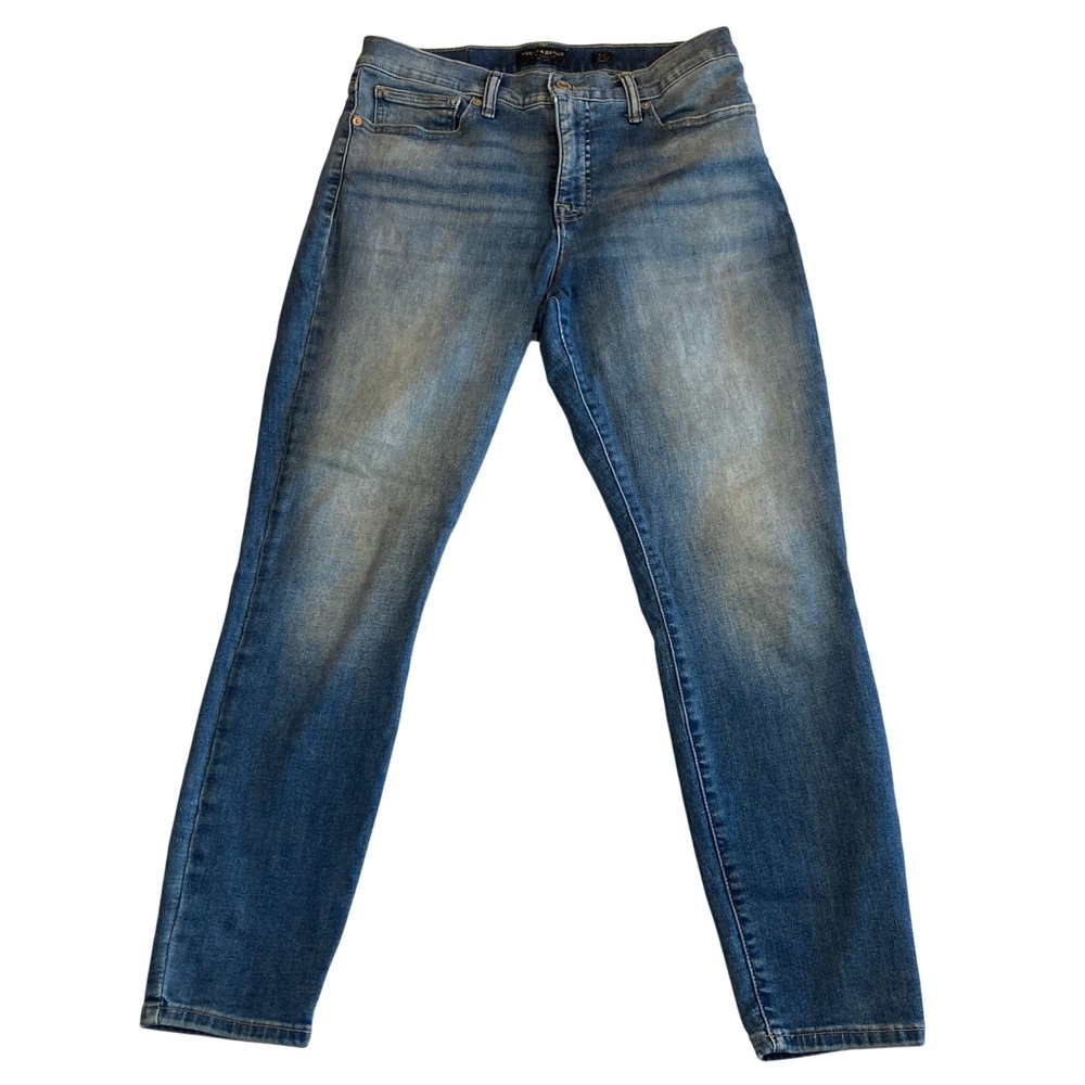 Lucky Brand Ava Skinny‎ Jeans Womens 12/31 Mid Rise Ankle Blue Denim 7WP10653